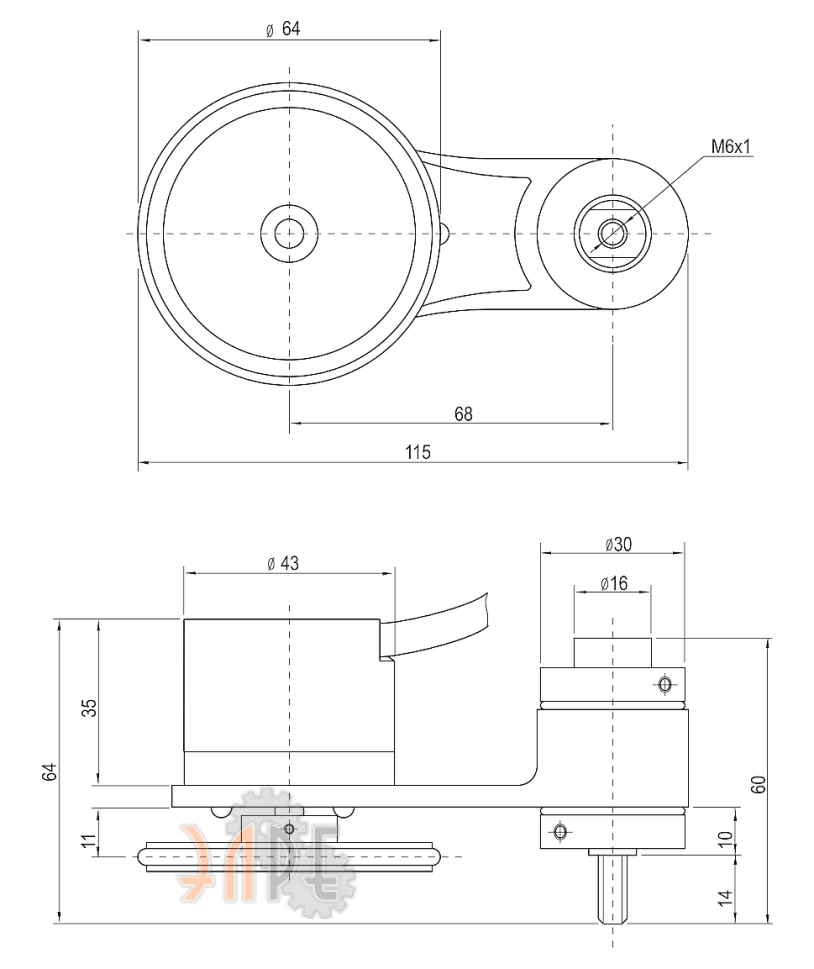 Схема и габаритные размеры