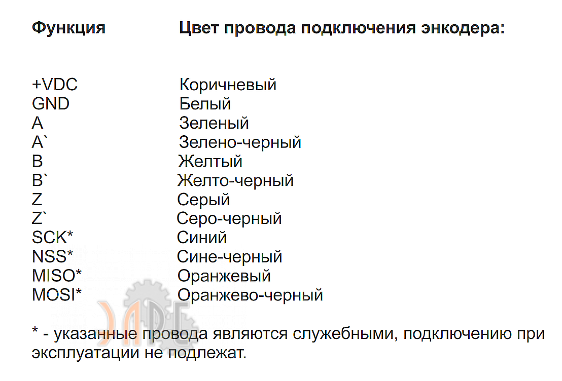 Схема электрического присоединения