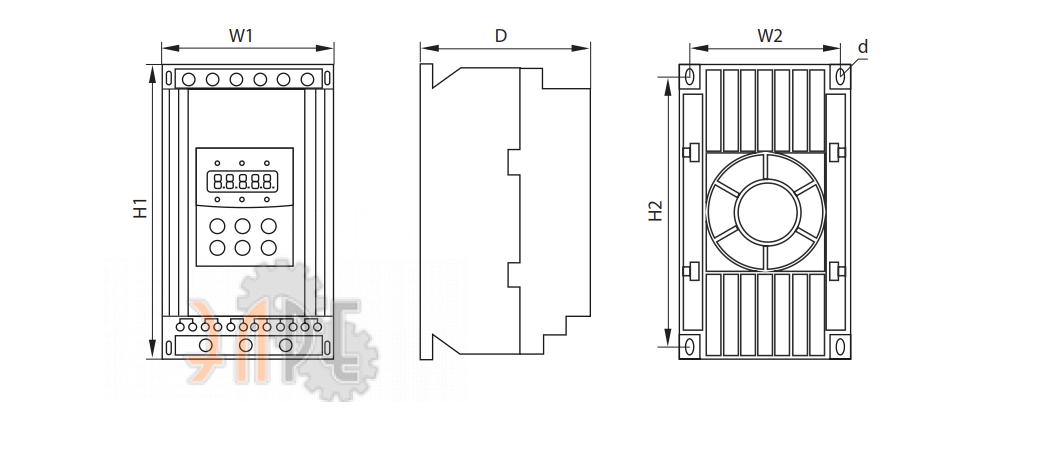Габаритные размеры ESQ-GS3-055