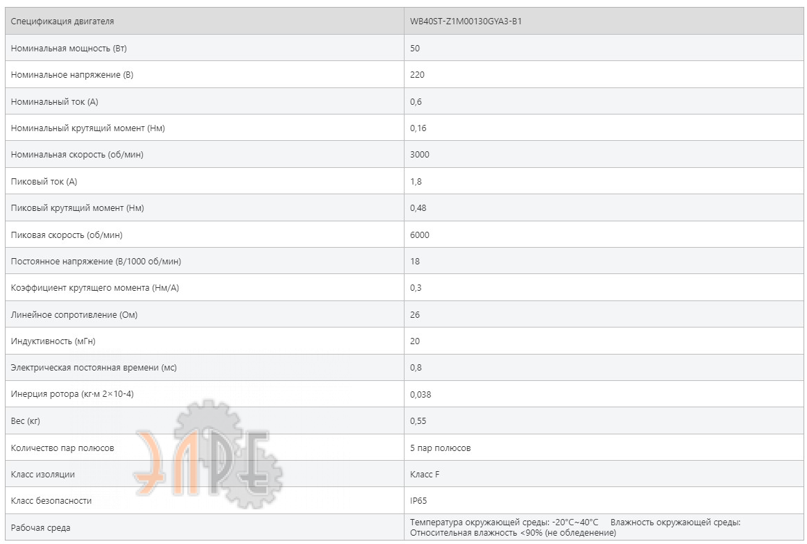 Технические характеристики Weiguang WB40ST-Z1M00130GYA3-B1