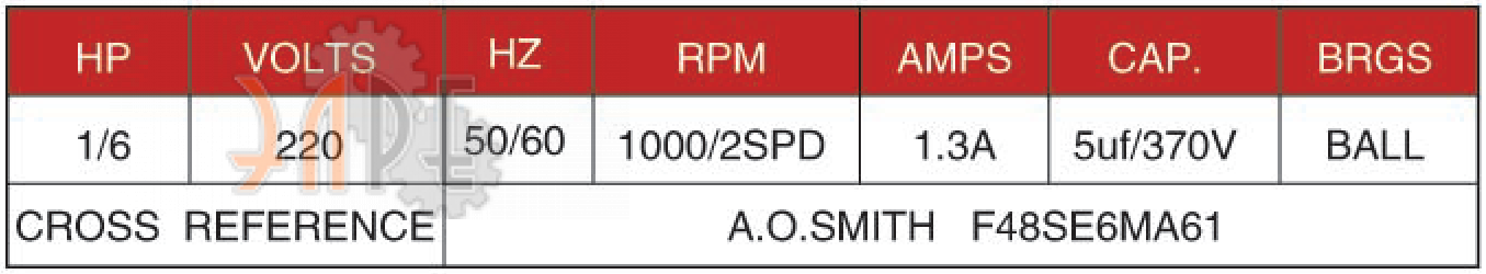 Технические характеристики AMEC YSK140-120-6A18