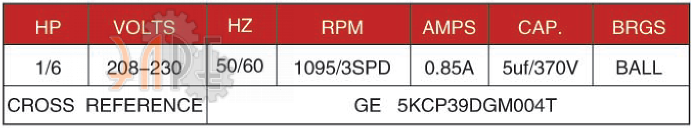 Технические характеристики AMEC YSK140-120-6A5