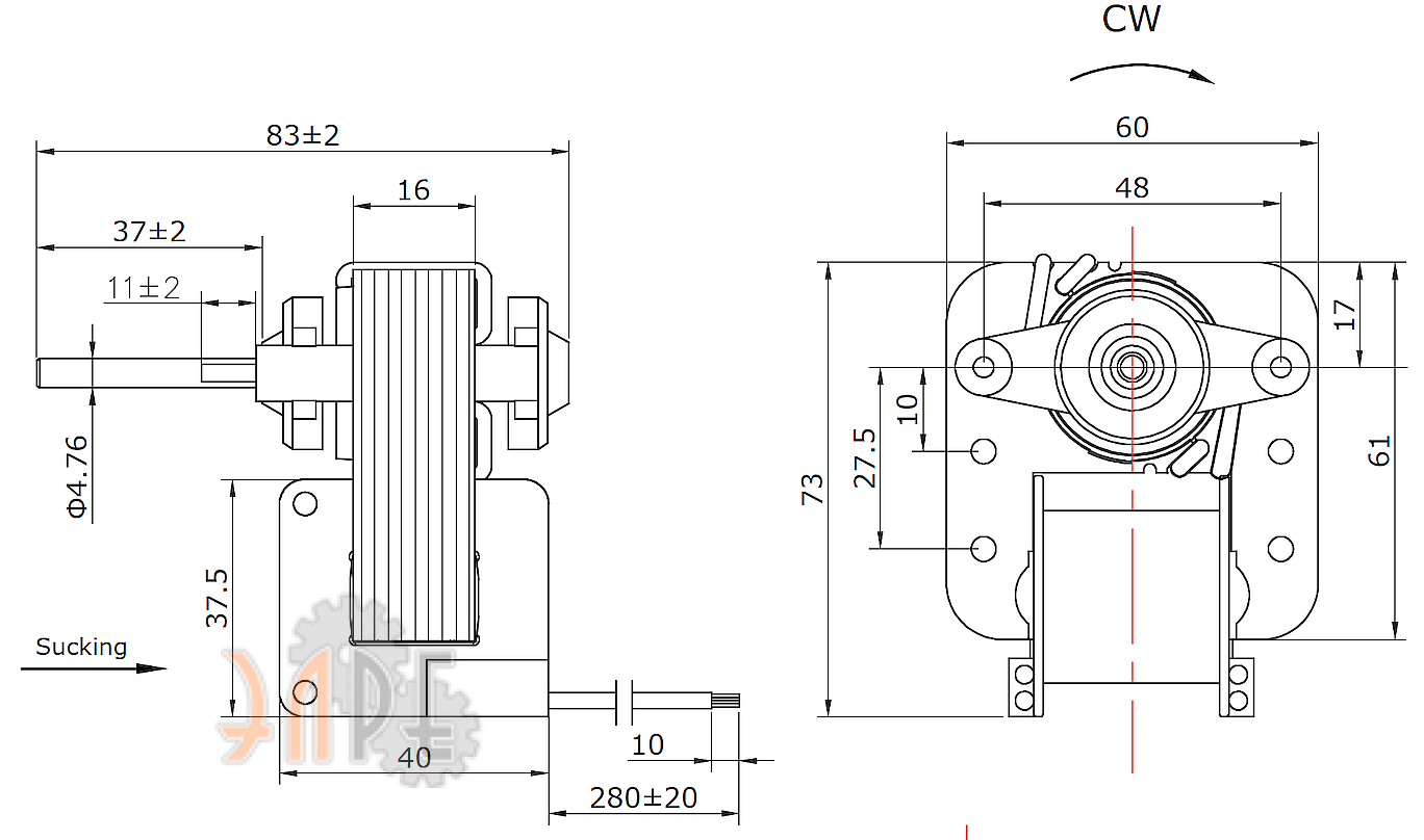 Габаритные и присоединительные размеры